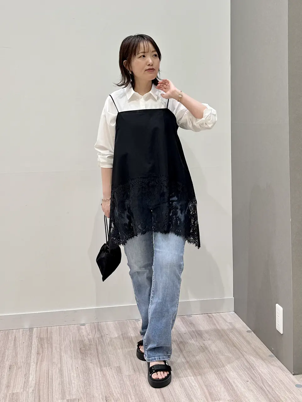 ONWARD CROSSET SELECT フジコ コーディネート画像