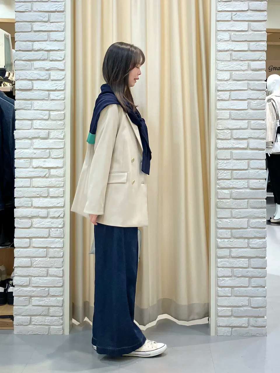 ONWARD CROSSET SELECT 檀 コーディネート画像