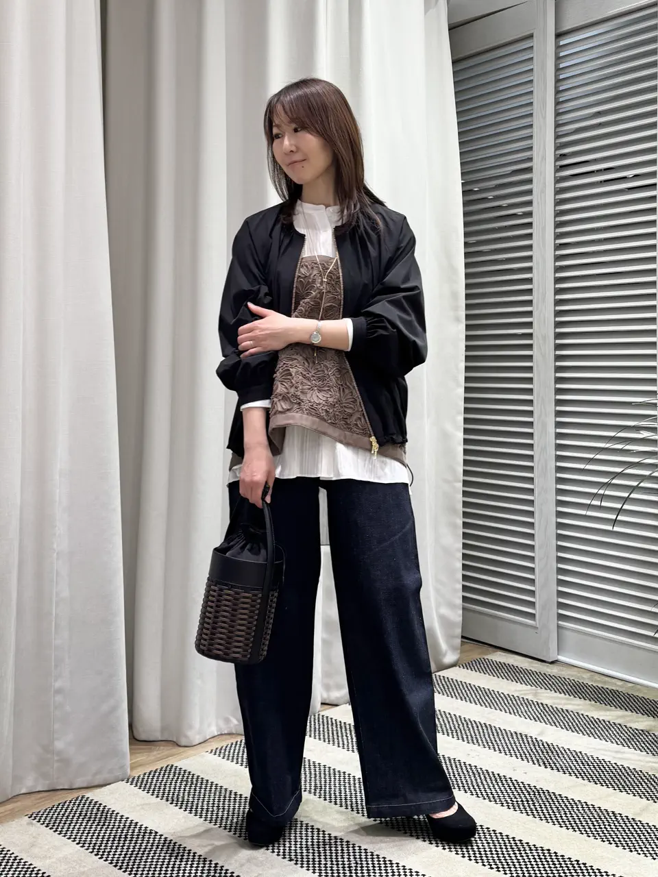 ONWARD CROSSET SELECT KURIYAMA コーディネート画像