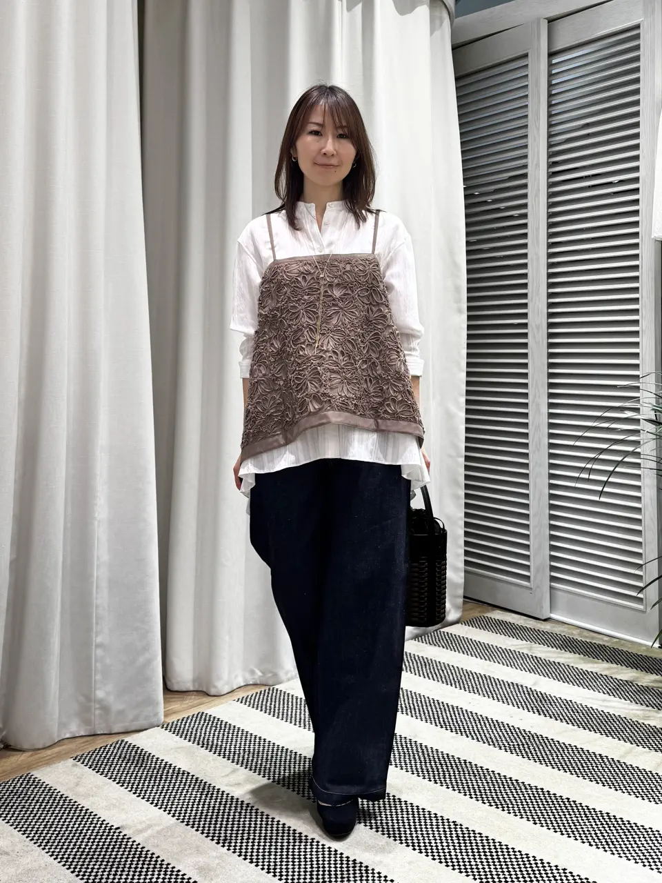 ONWARD CROSSET SELECT KURIYAMA コーディネート画像