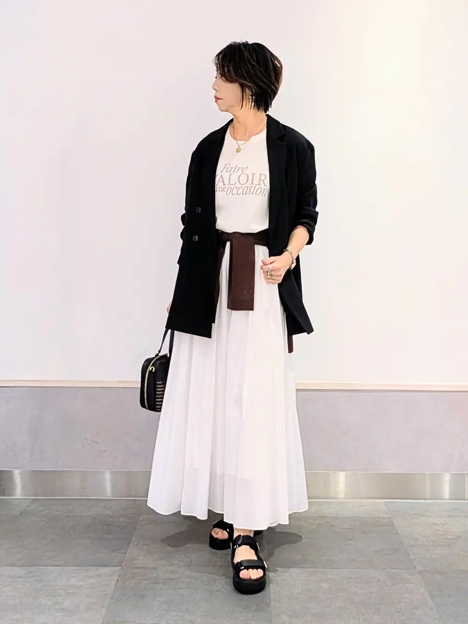 ONWARD CROSSET SELECT niwa コーディネート画像