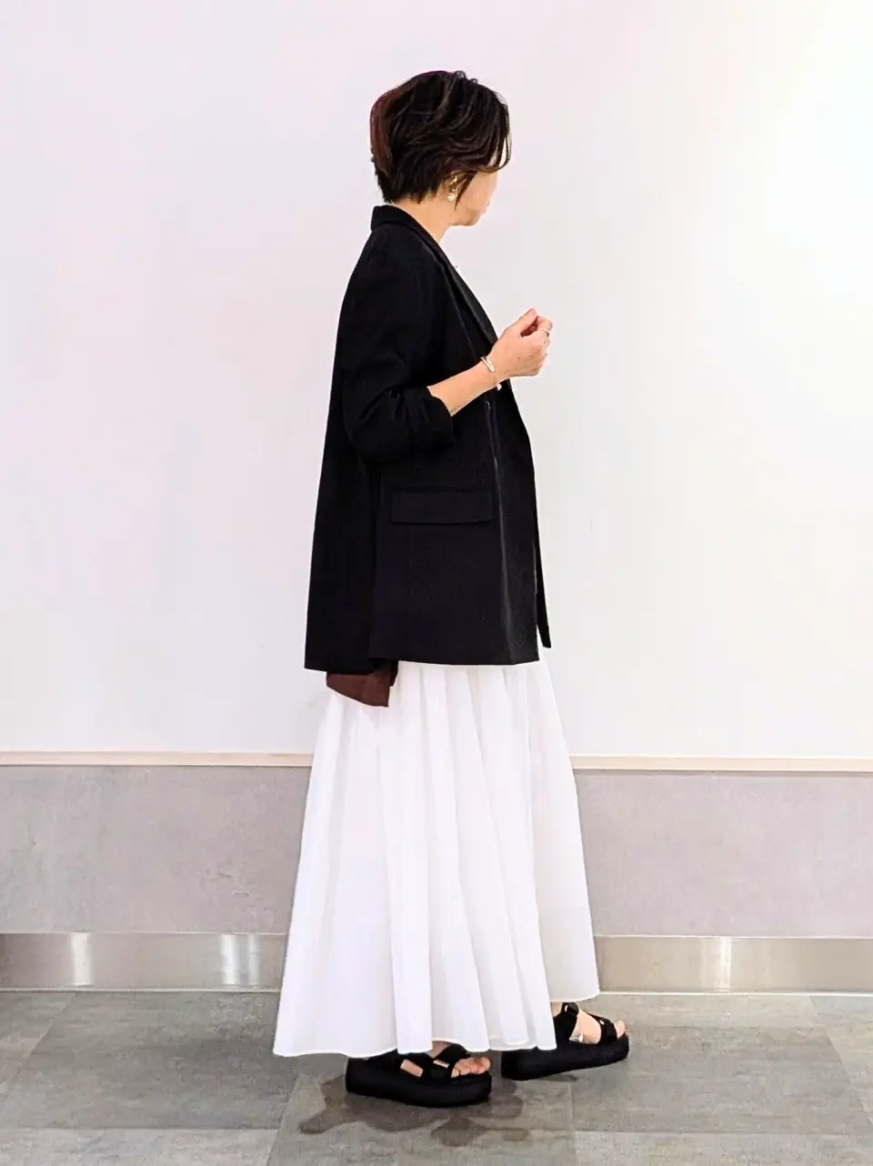 ONWARD CROSSET SELECT niwa コーディネート画像