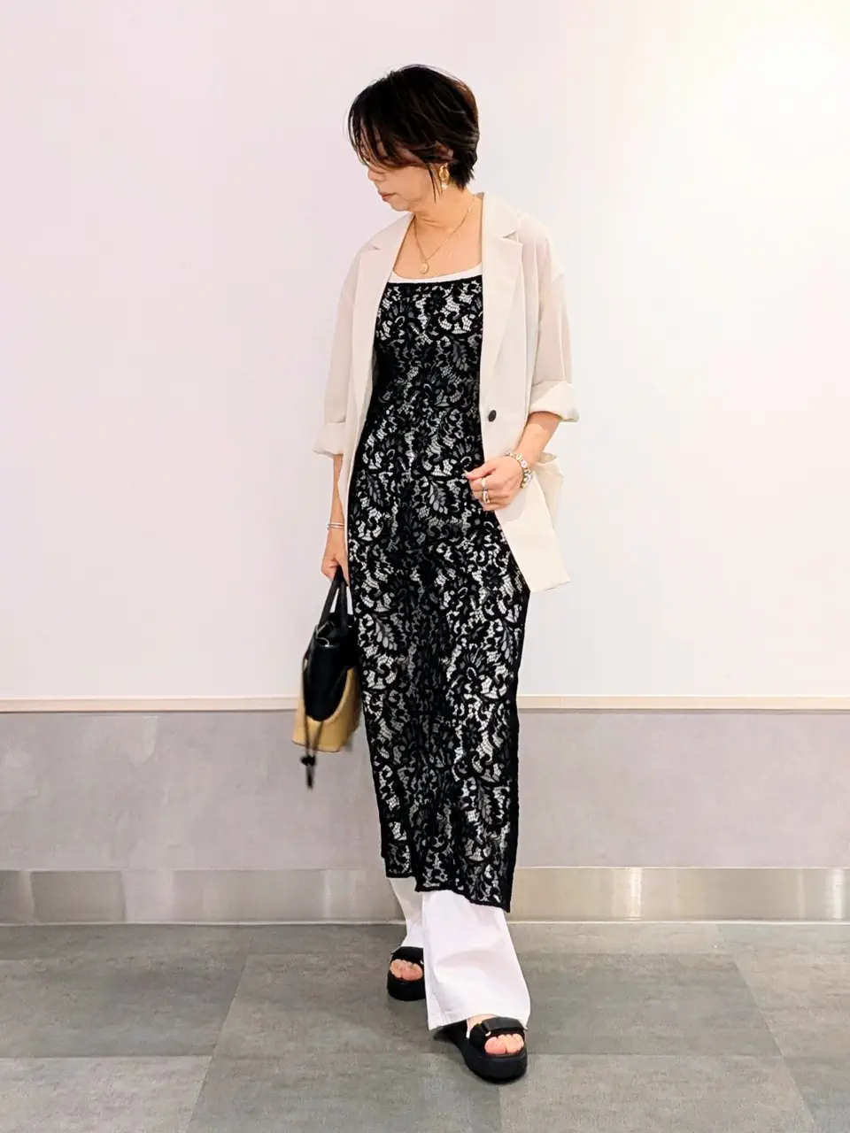 ONWARD CROSSET SELECT niwa コーディネート画像