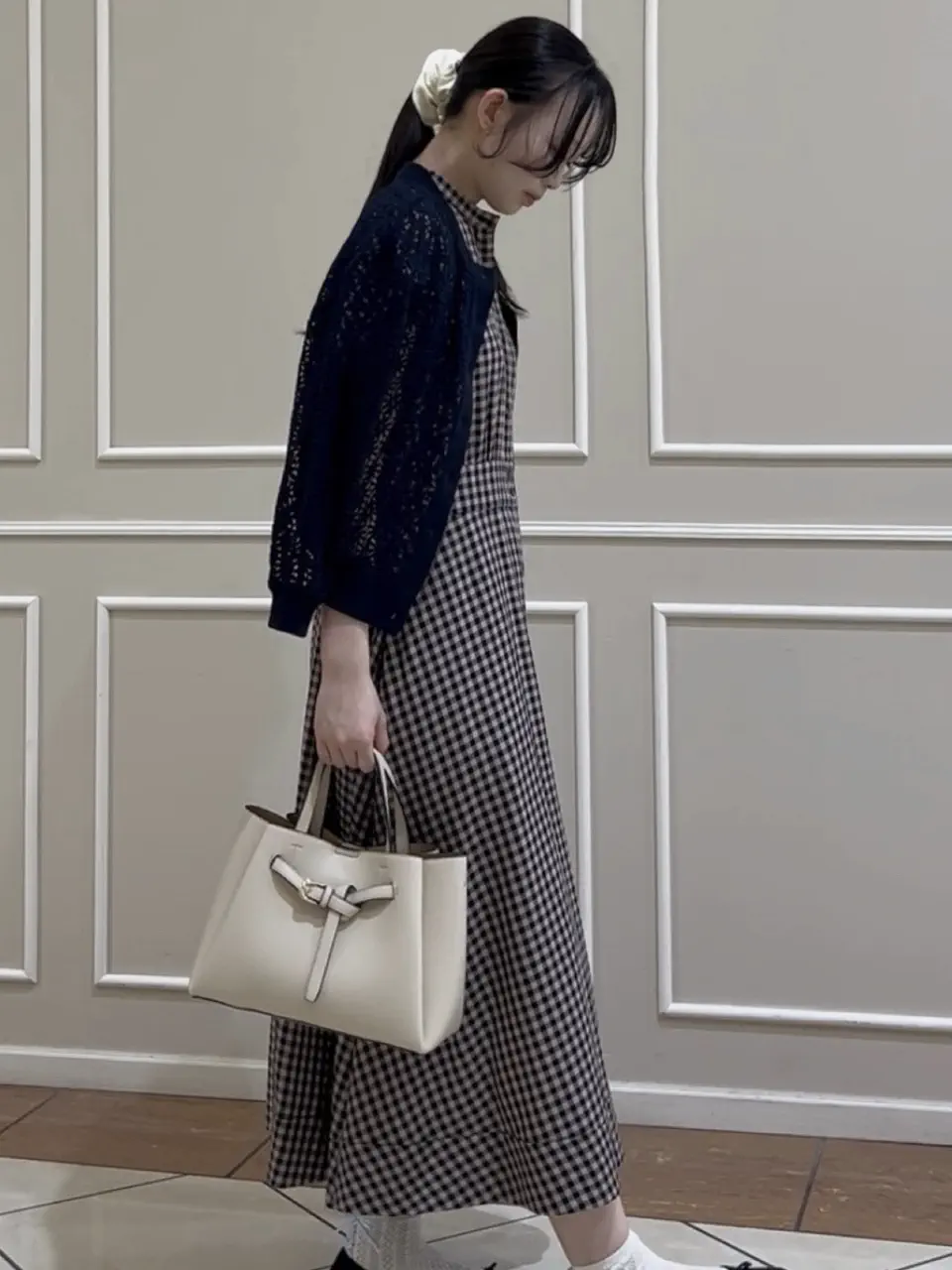 ONWARD CROSSET SELECT HANA コーディネート画像