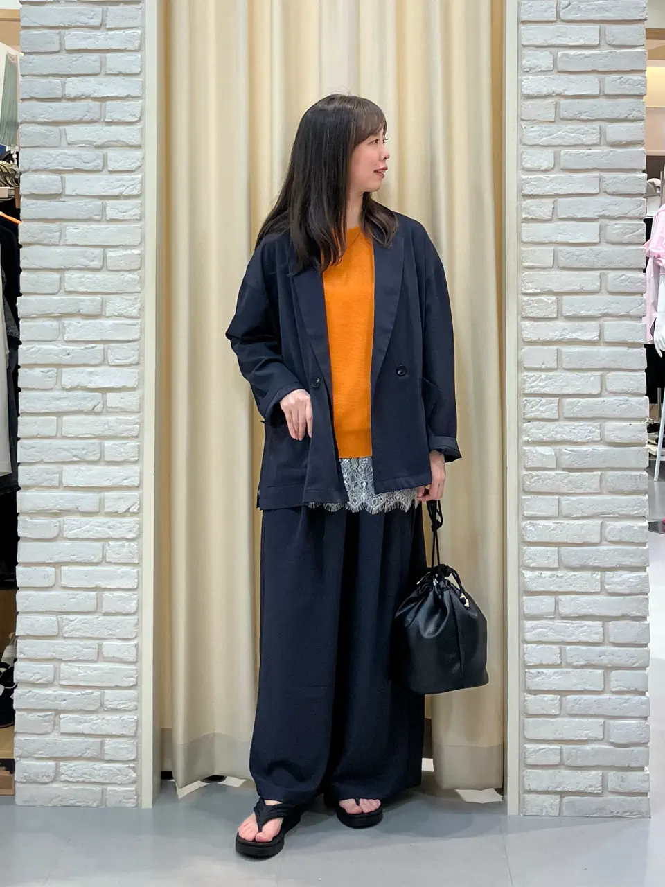 ONWARD CROSSET SELECT 檀 コーディネート画像