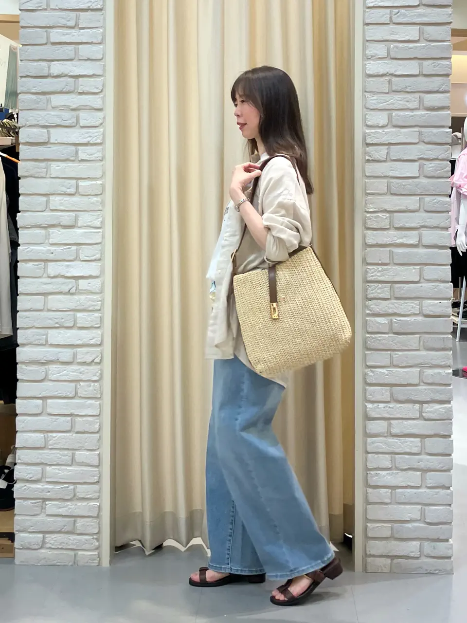 ONWARD CROSSET SELECT 檀 コーディネート画像