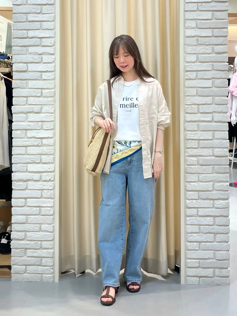 ONWARD CROSSET SELECT 檀 コーディネート画像