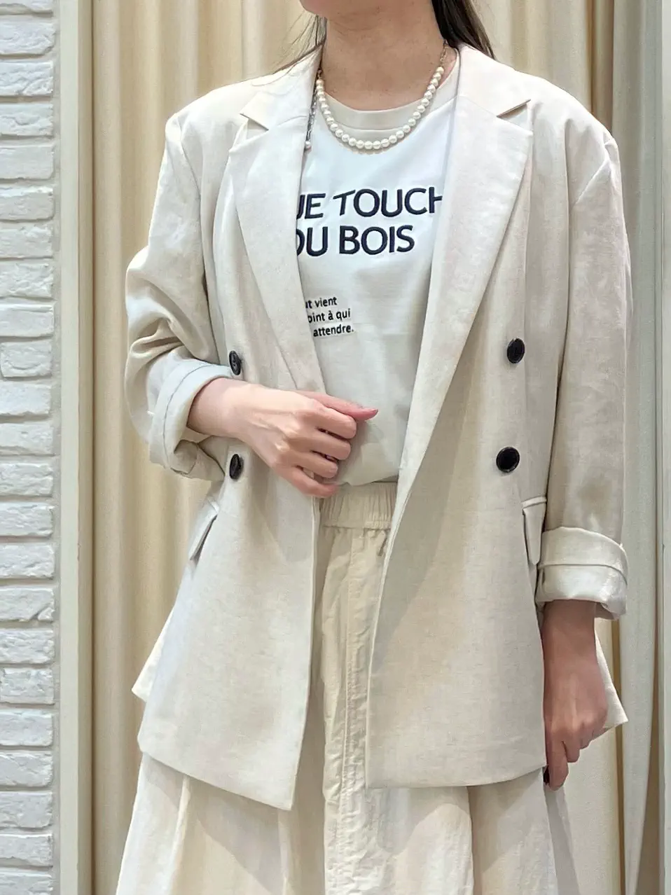 ONWARD CROSSET SELECT 檀 コーディネート画像