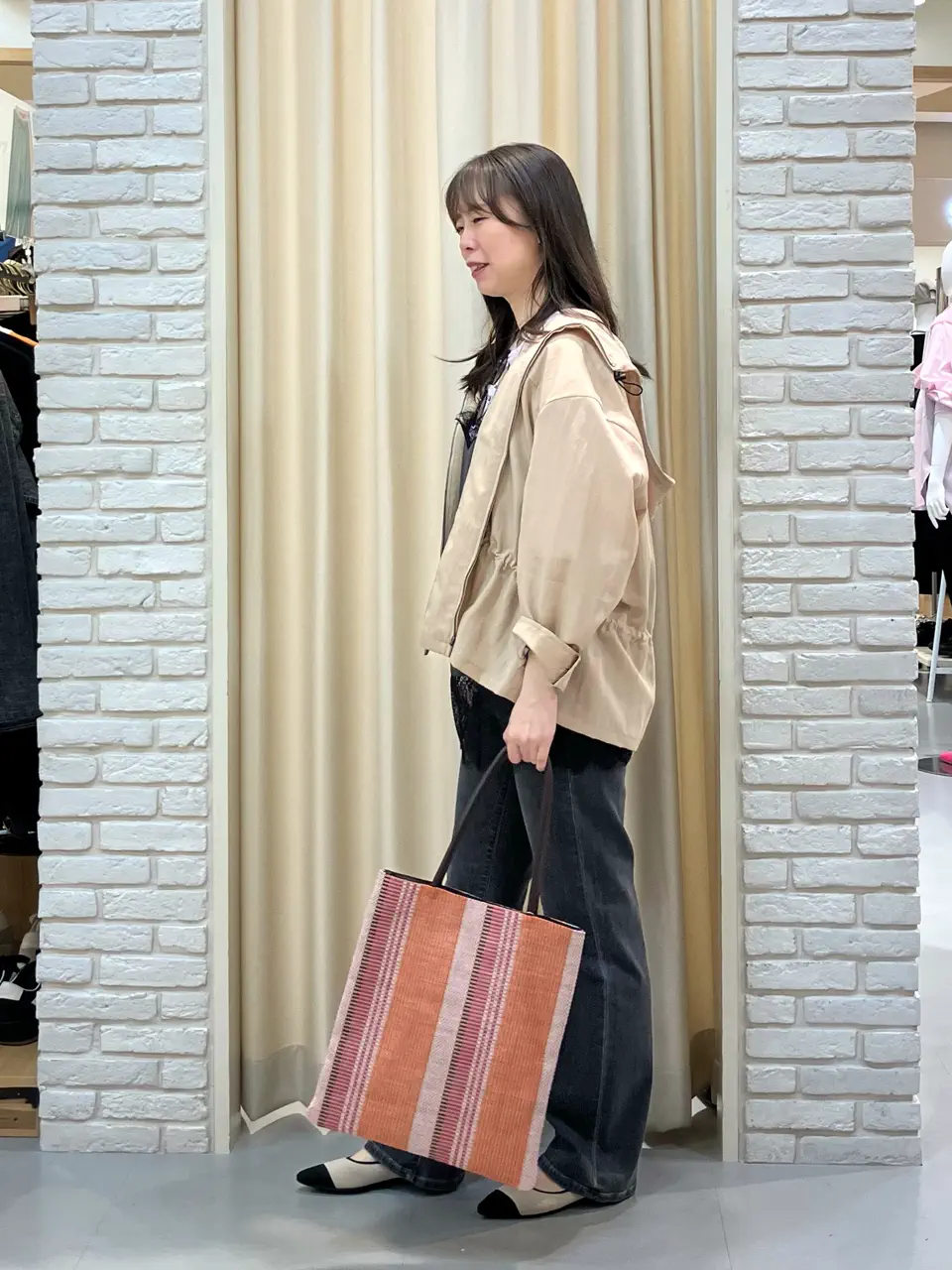 ONWARD CROSSET SELECT 檀 コーディネート画像