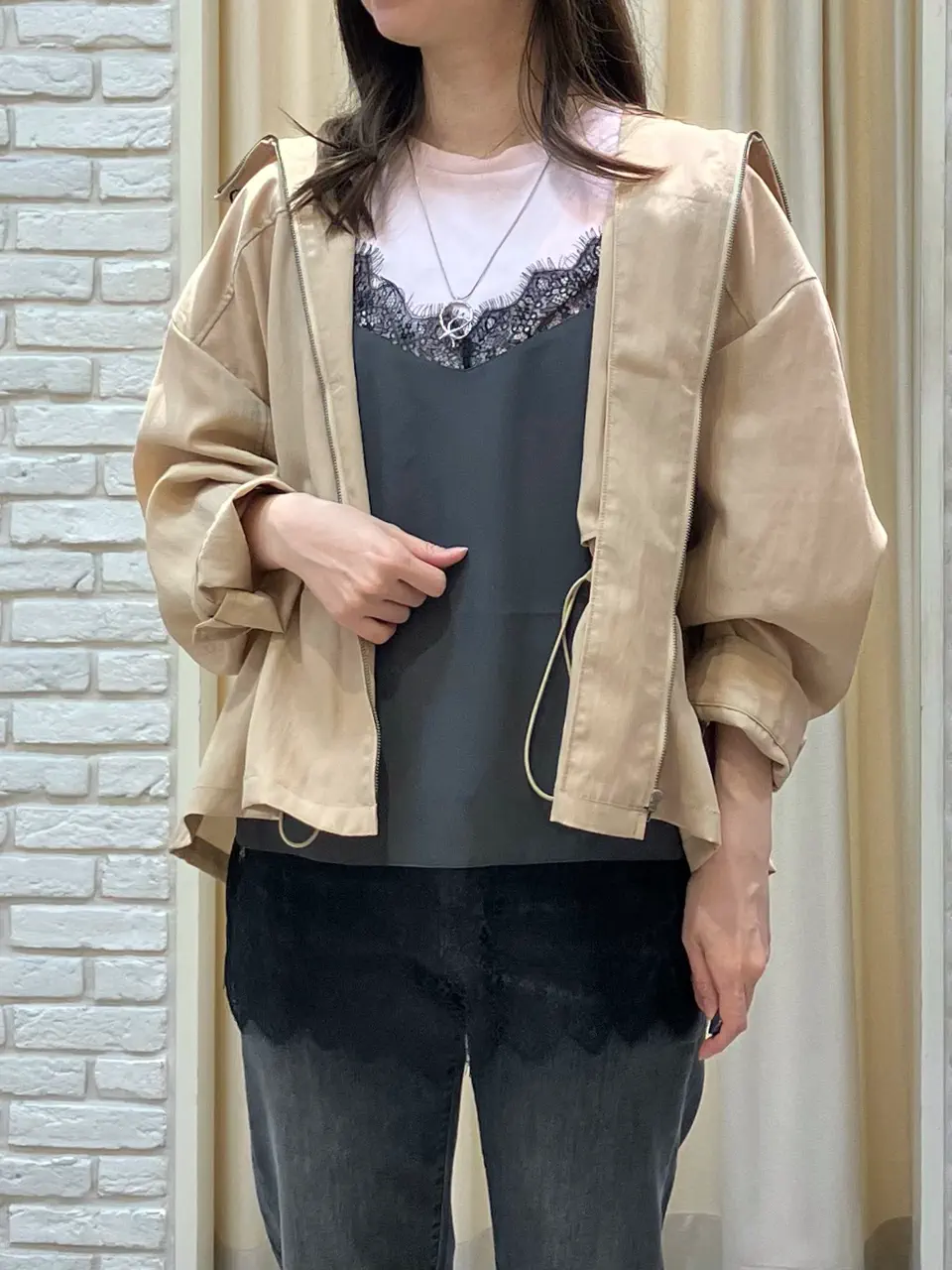 ONWARD CROSSET SELECT 檀 コーディネート画像