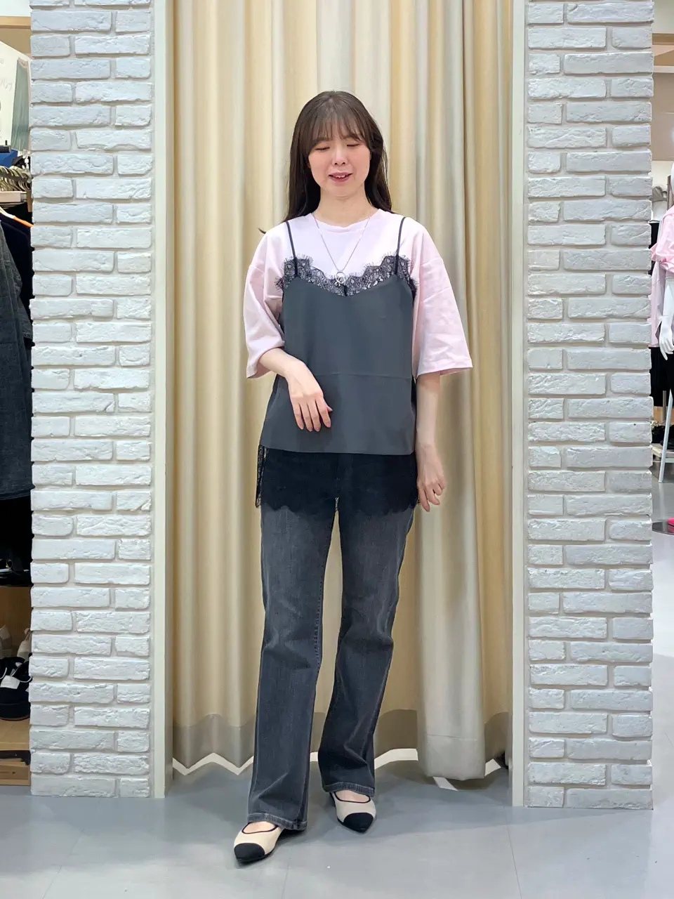 ONWARD CROSSET SELECT 檀 コーディネート画像