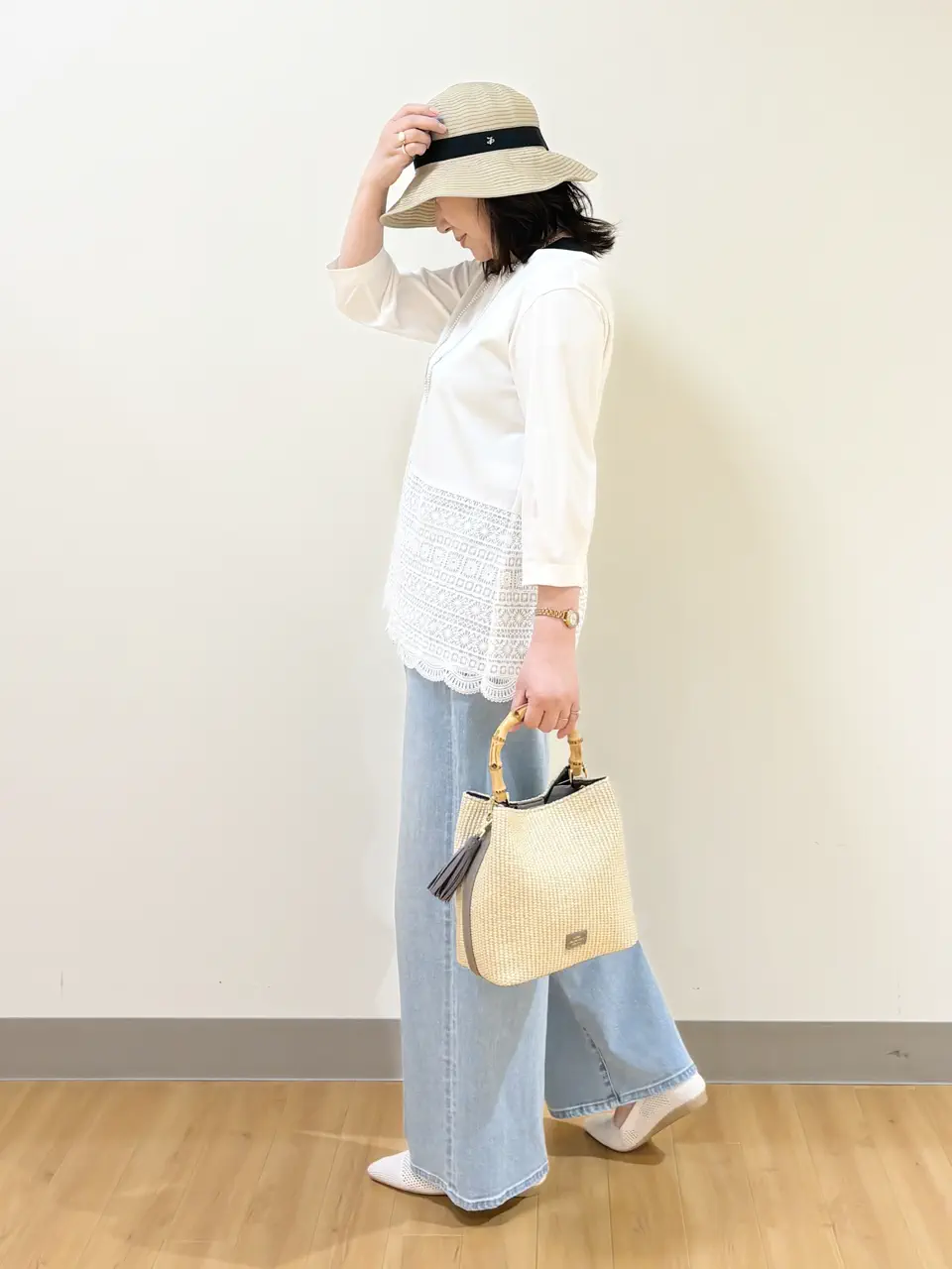 ONWARD CROSSET SELECT TAKI コーディネート画像