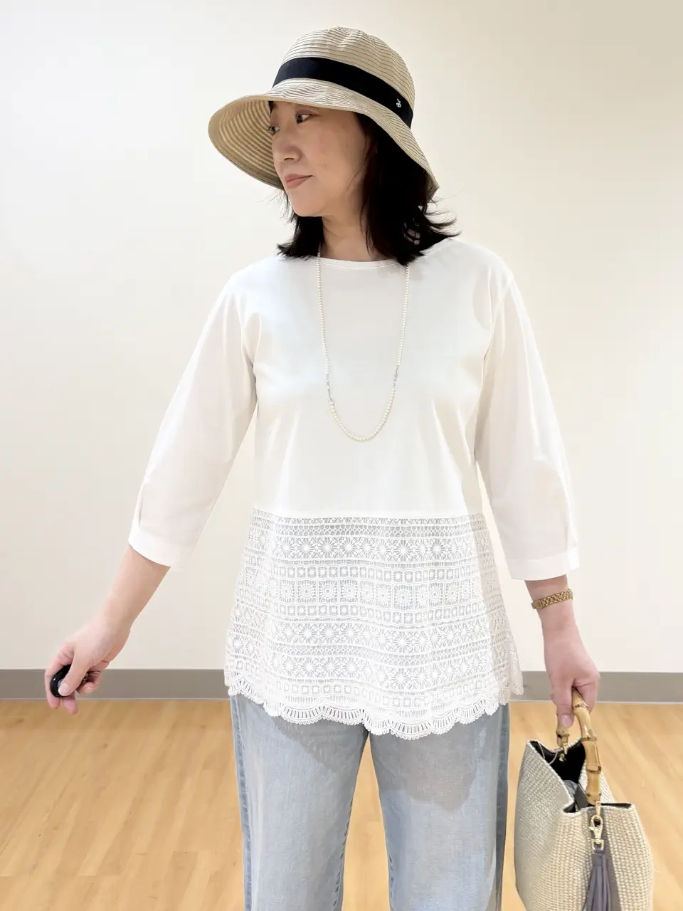 ONWARD CROSSET SELECT TAKI コーディネート画像