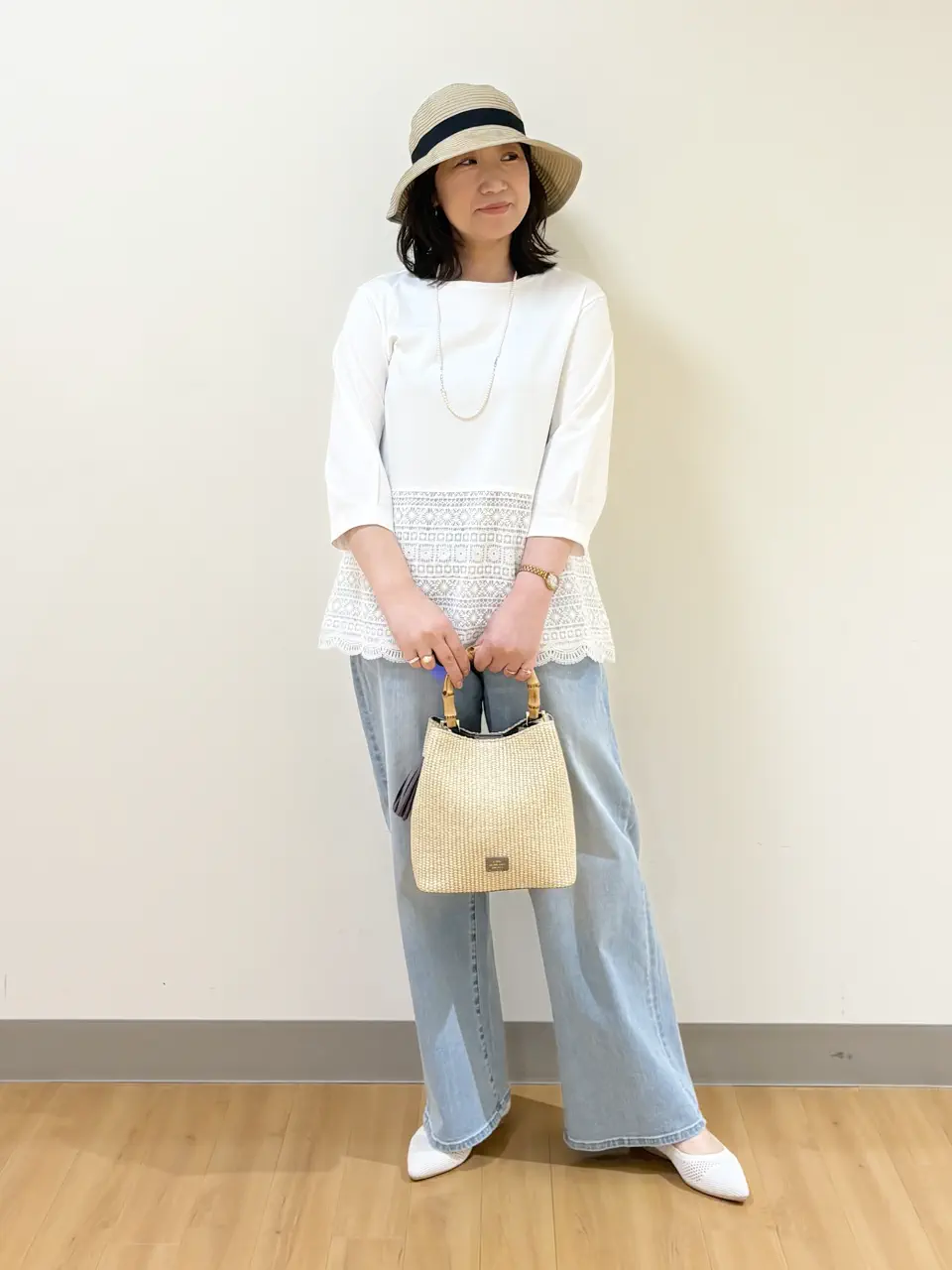 ONWARD CROSSET SELECT TAKI コーディネート画像