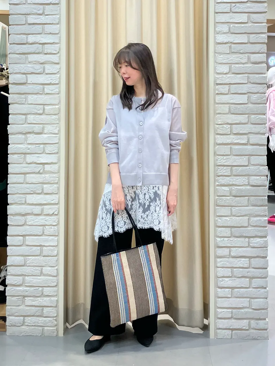 ONWARD CROSSET SELECT 檀 コーディネート画像