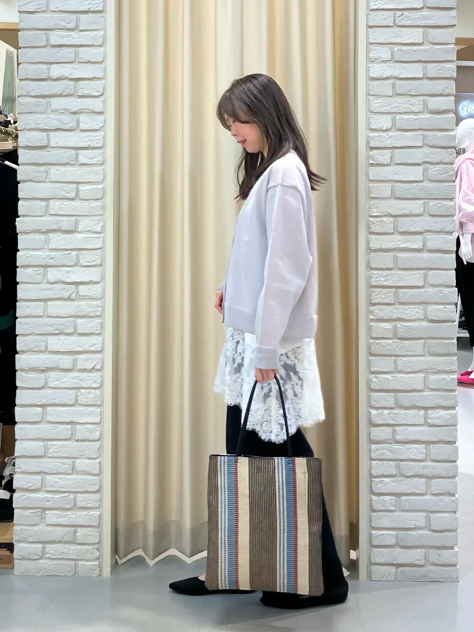 ONWARD CROSSET SELECT 檀 コーディネート画像