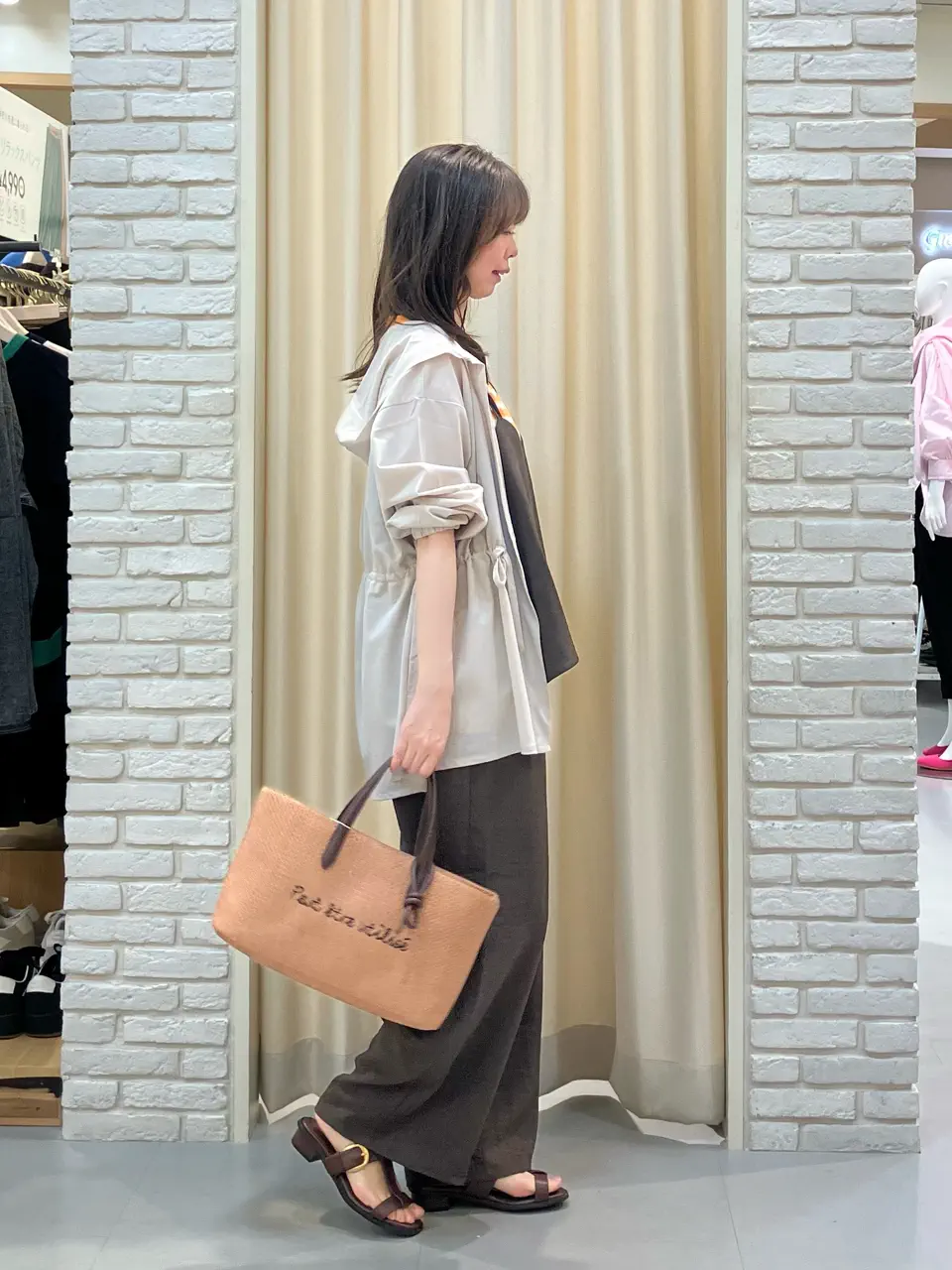 ONWARD CROSSET SELECT 檀 コーディネート画像