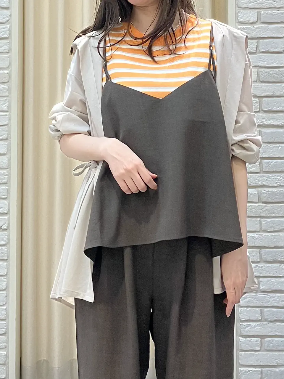 ONWARD CROSSET SELECT 檀 コーディネート画像