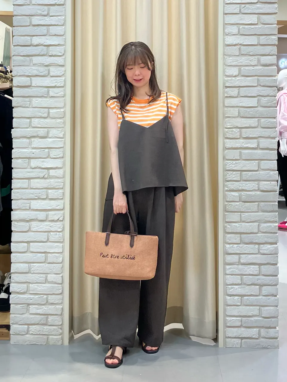 ONWARD CROSSET SELECT 檀 コーディネート画像