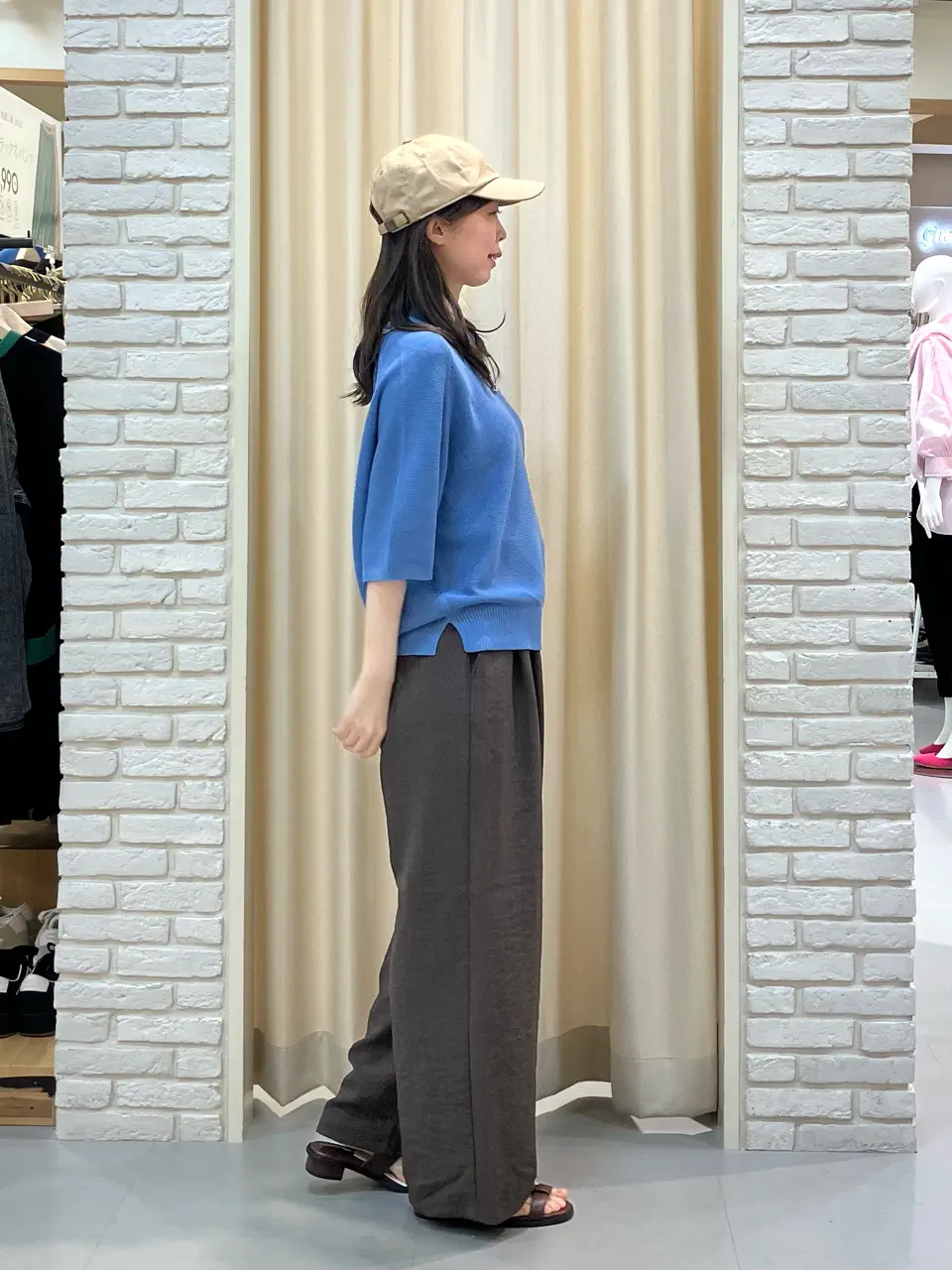 ONWARD CROSSET SELECT 檀 コーディネート画像