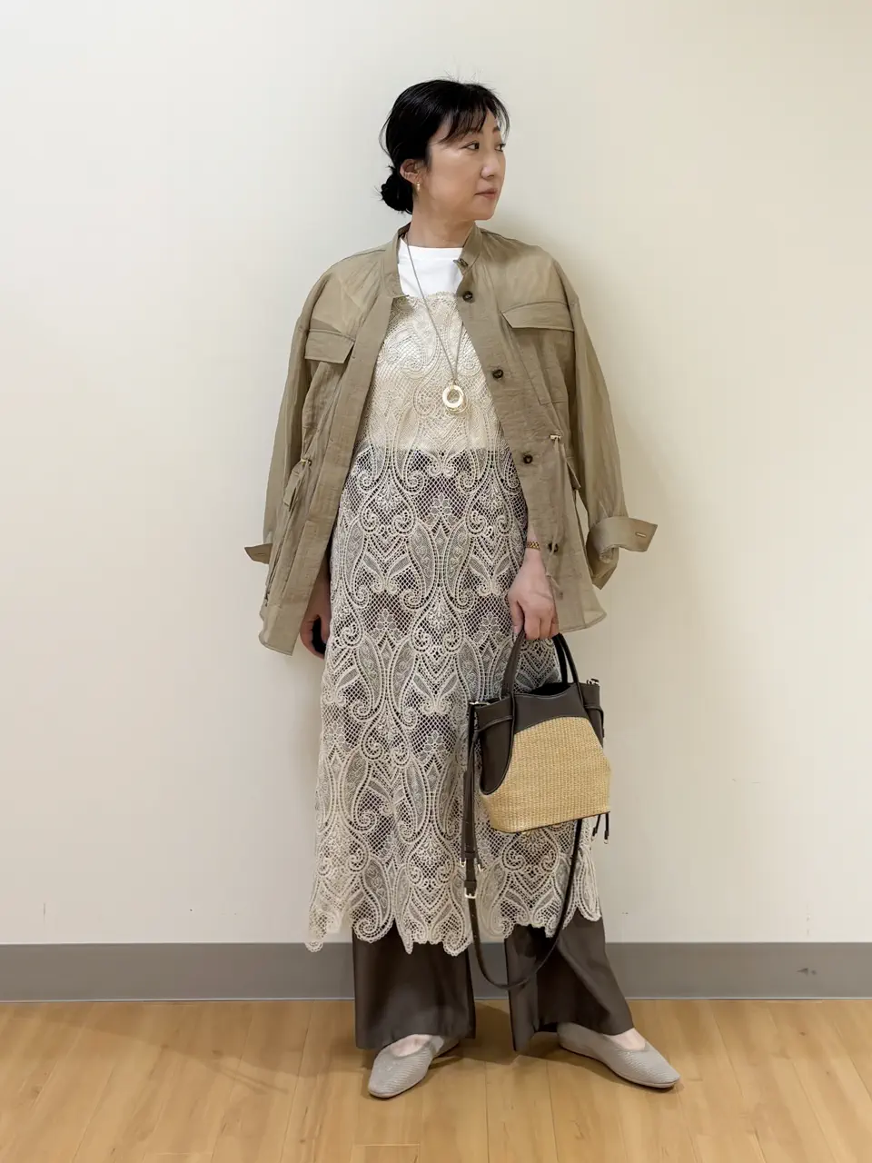 ONWARD CROSSET SELECT TAKI コーディネート画像