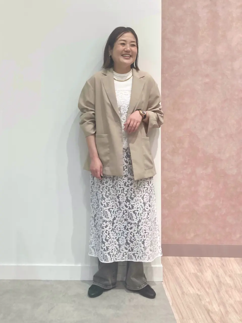 ONWARD CROSSET SELECT 野村 コーディネート画像