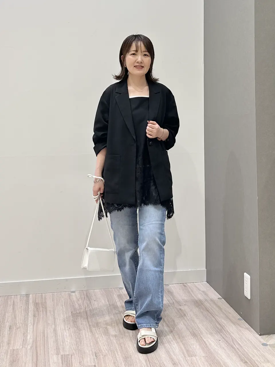 ONWARD CROSSET SELECT フジコ コーディネート画像