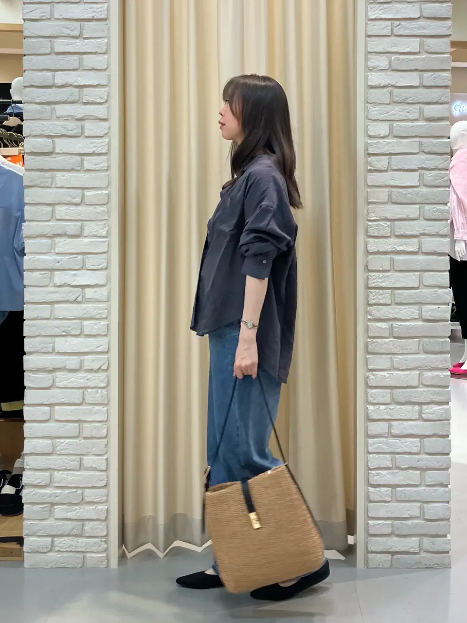 ONWARD CROSSET SELECT 檀 コーディネート画像