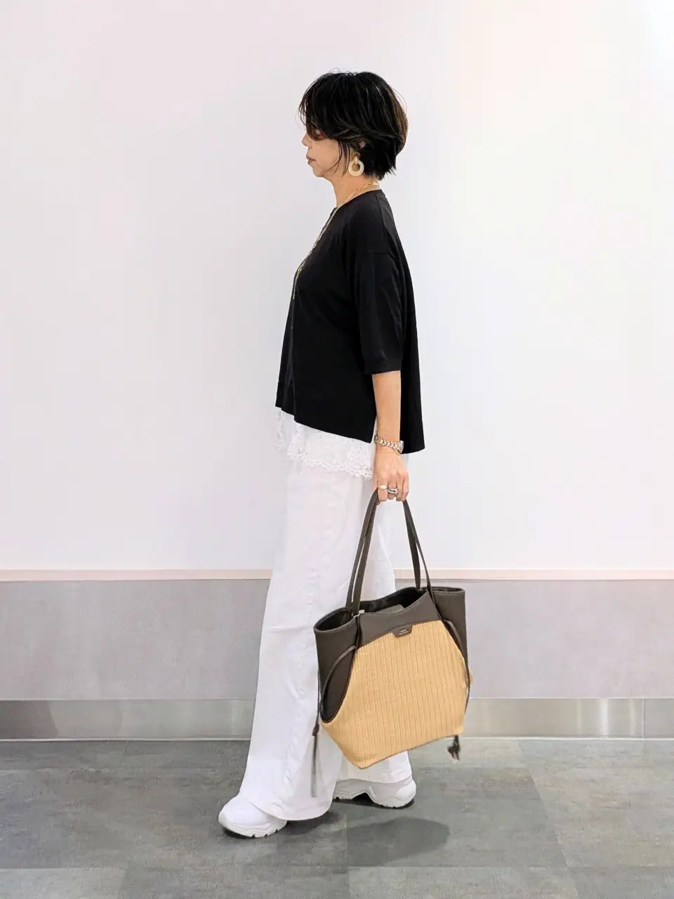 ONWARD CROSSET SELECT niwa コーディネート画像