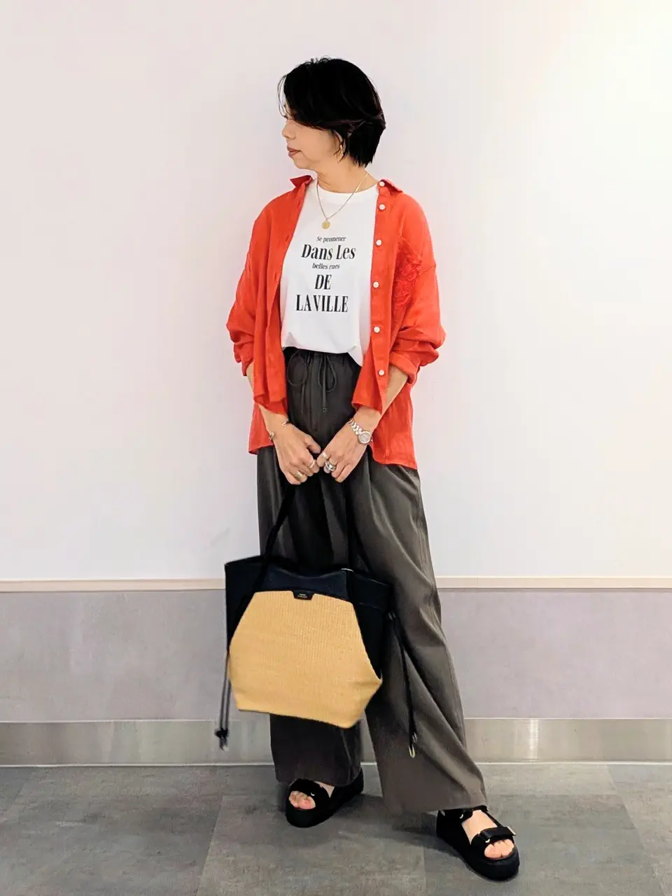 ONWARD CROSSET SELECT niwa コーディネート画像