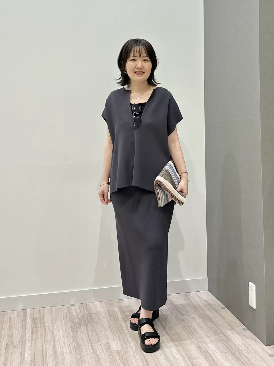 ONWARD CROSSET SELECT フジコ コーディネート画像