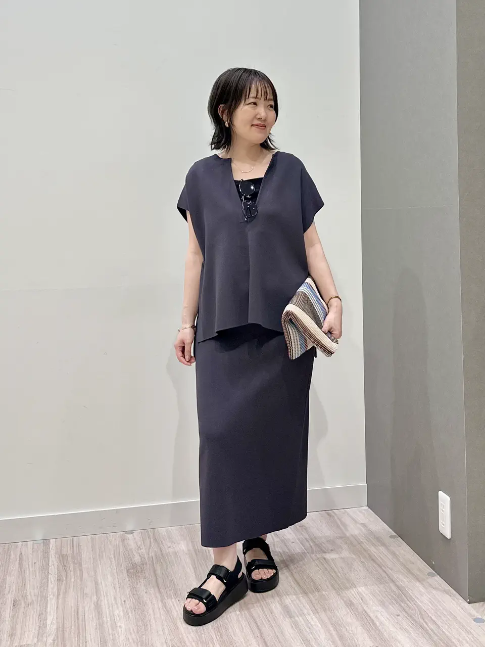 ONWARD CROSSET SELECT フジコ コーディネート画像