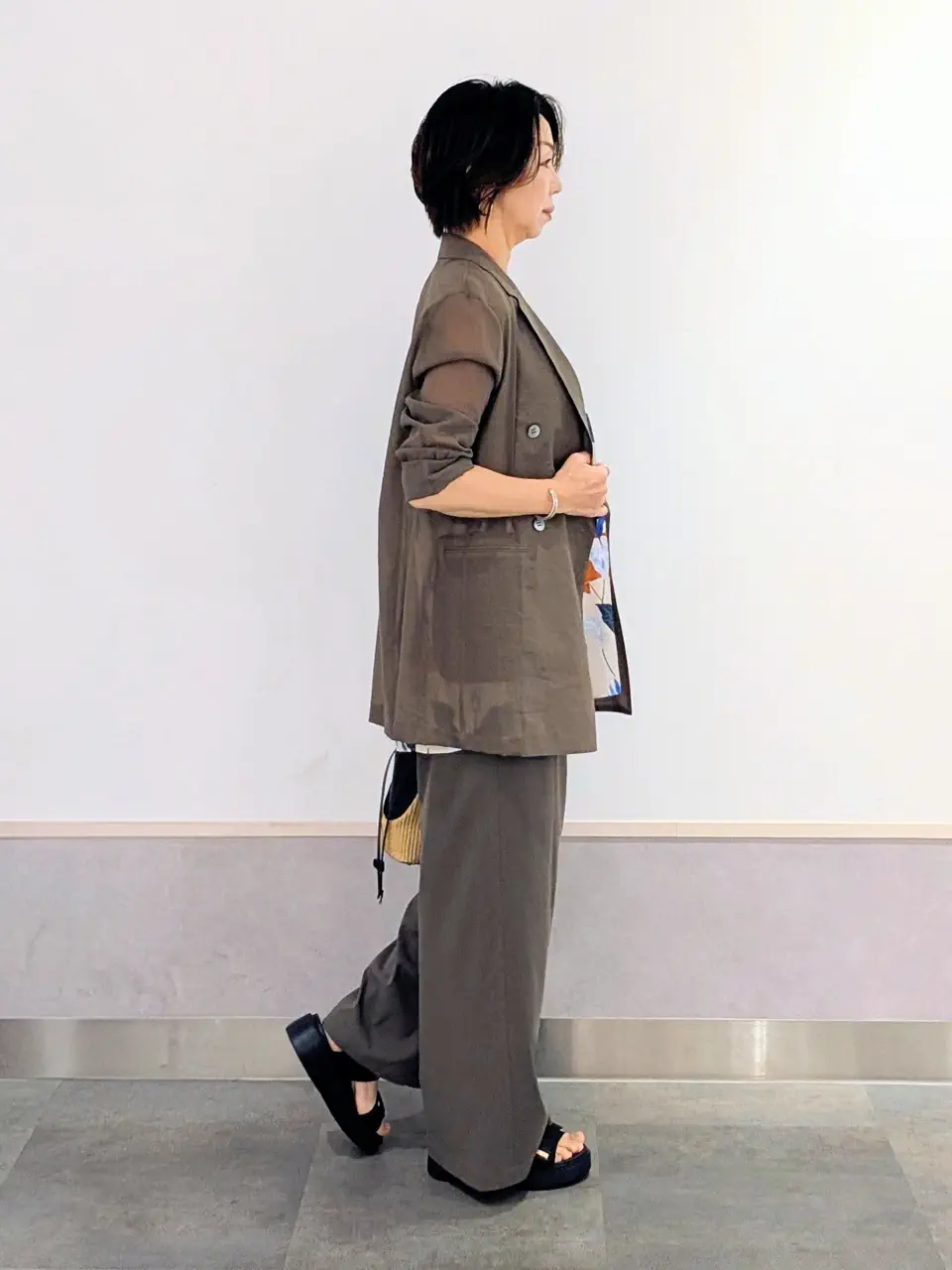 ONWARD CROSSET SELECT niwa コーディネート画像