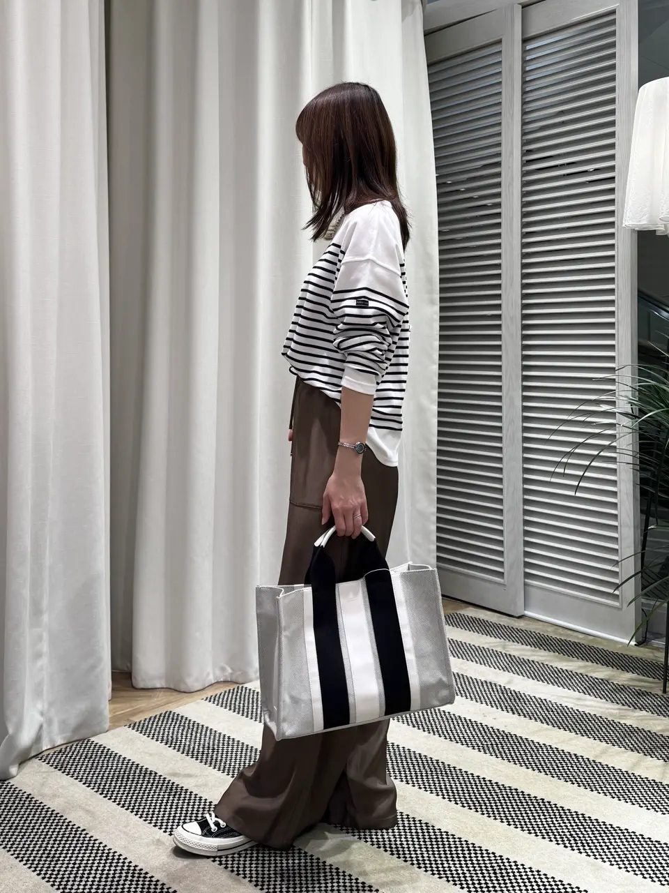 ONWARD CROSSET SELECT KURIYAMA コーディネート画像