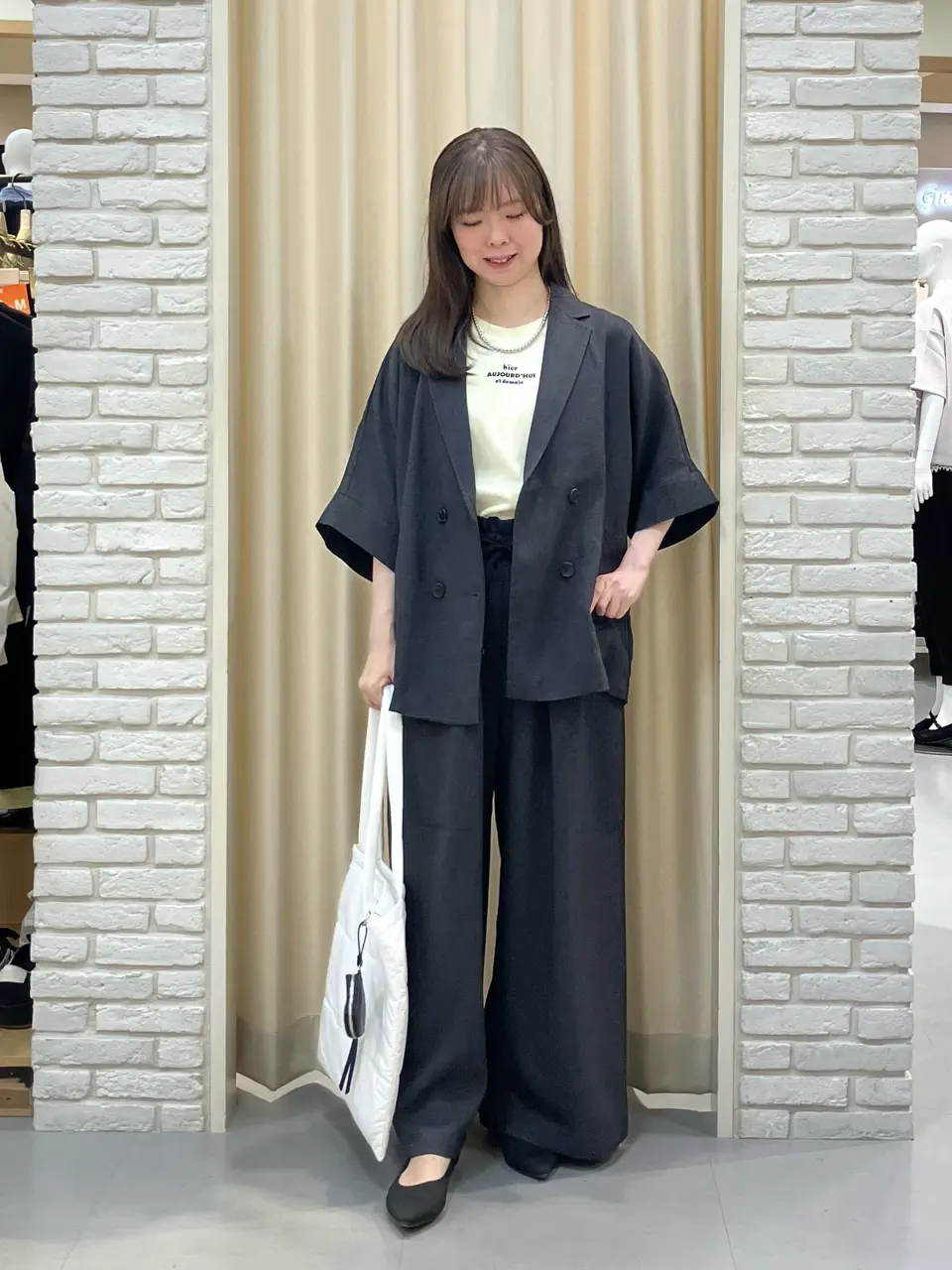 ONWARD CROSSET SELECT 檀 コーディネート画像