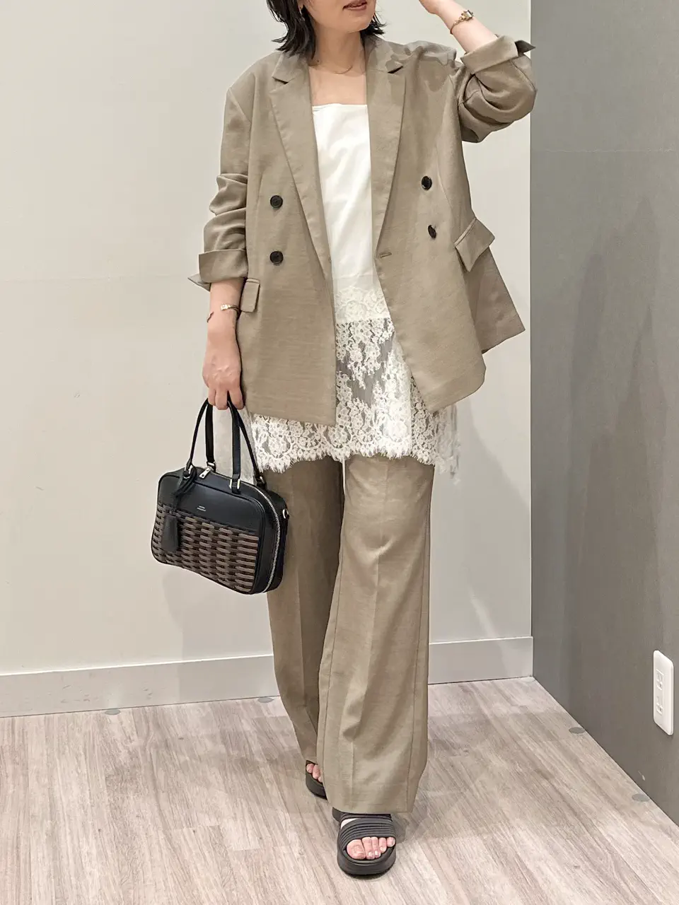 ONWARD CROSSET SELECT フジコ コーディネート画像