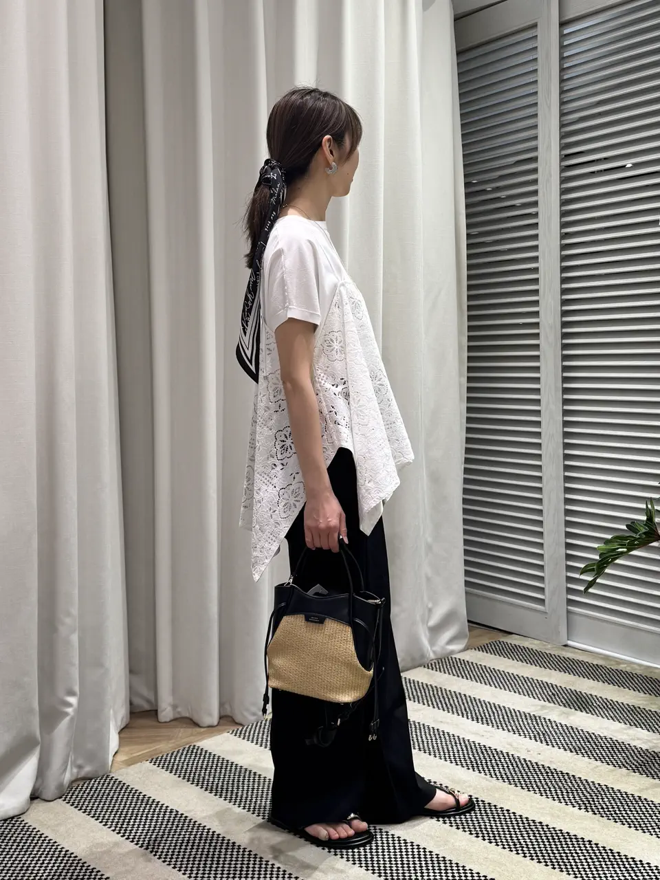 ONWARD CROSSET SELECT KURIYAMA コーディネート画像