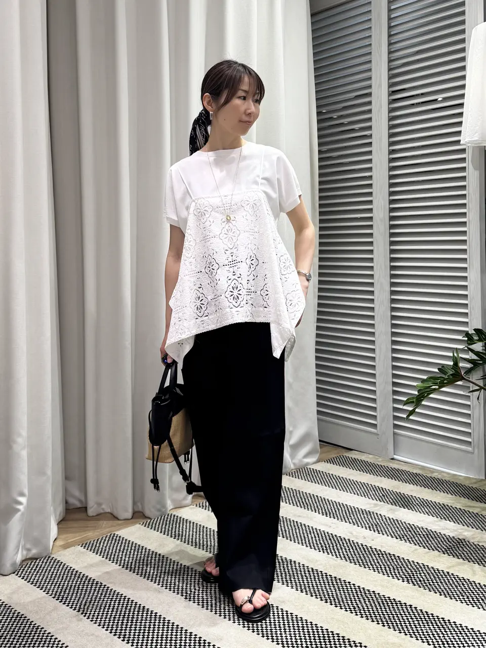 ONWARD CROSSET SELECT KURIYAMA コーディネート画像