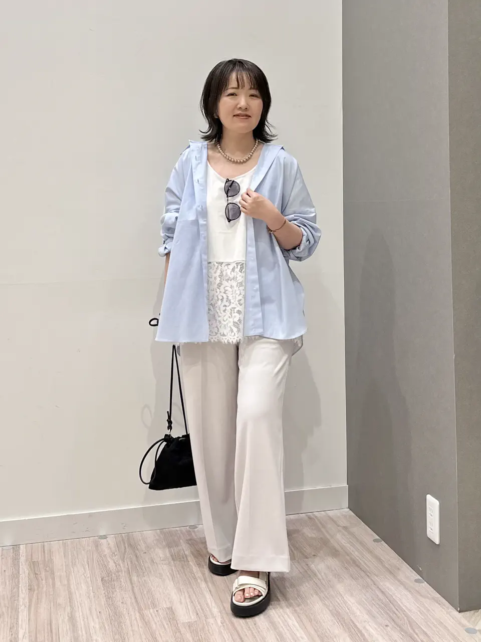 ONWARD CROSSET SELECT フジコ コーディネート画像