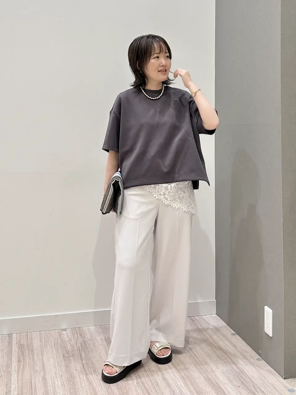 ONWARD CROSSET SELECT フジコ コーディネート画像