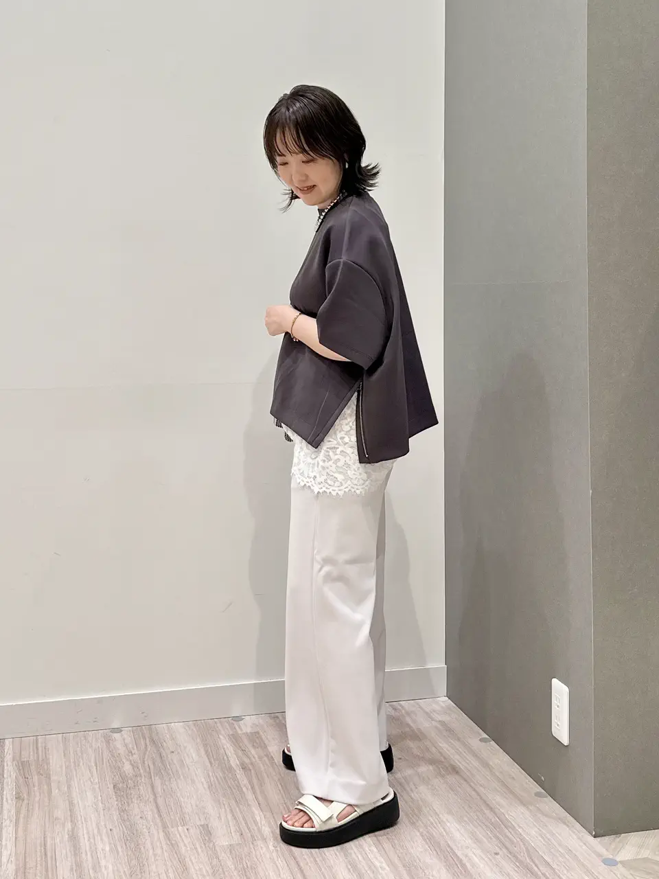 ONWARD CROSSET SELECT フジコ コーディネート画像