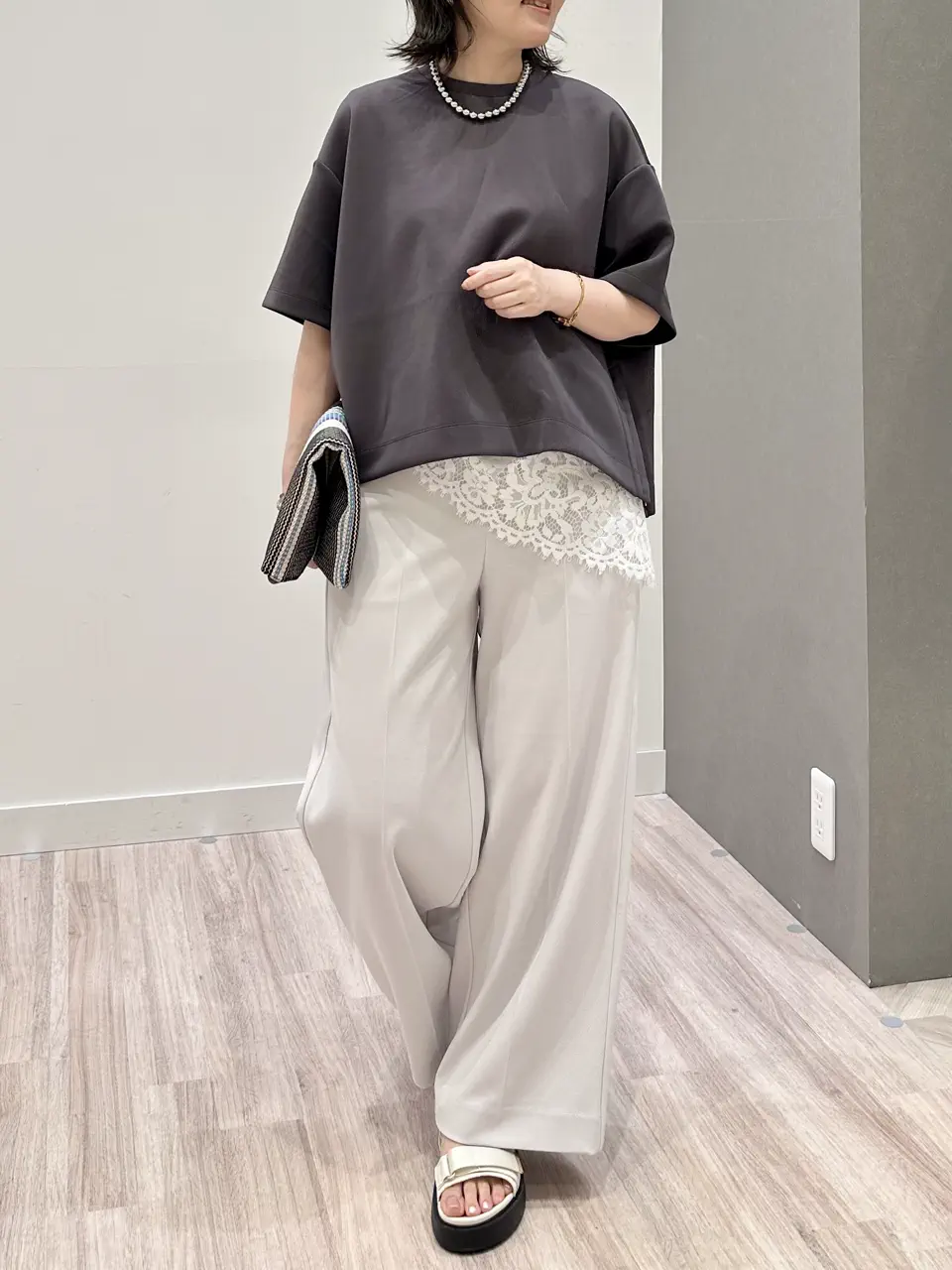 ONWARD CROSSET SELECT フジコ コーディネート画像