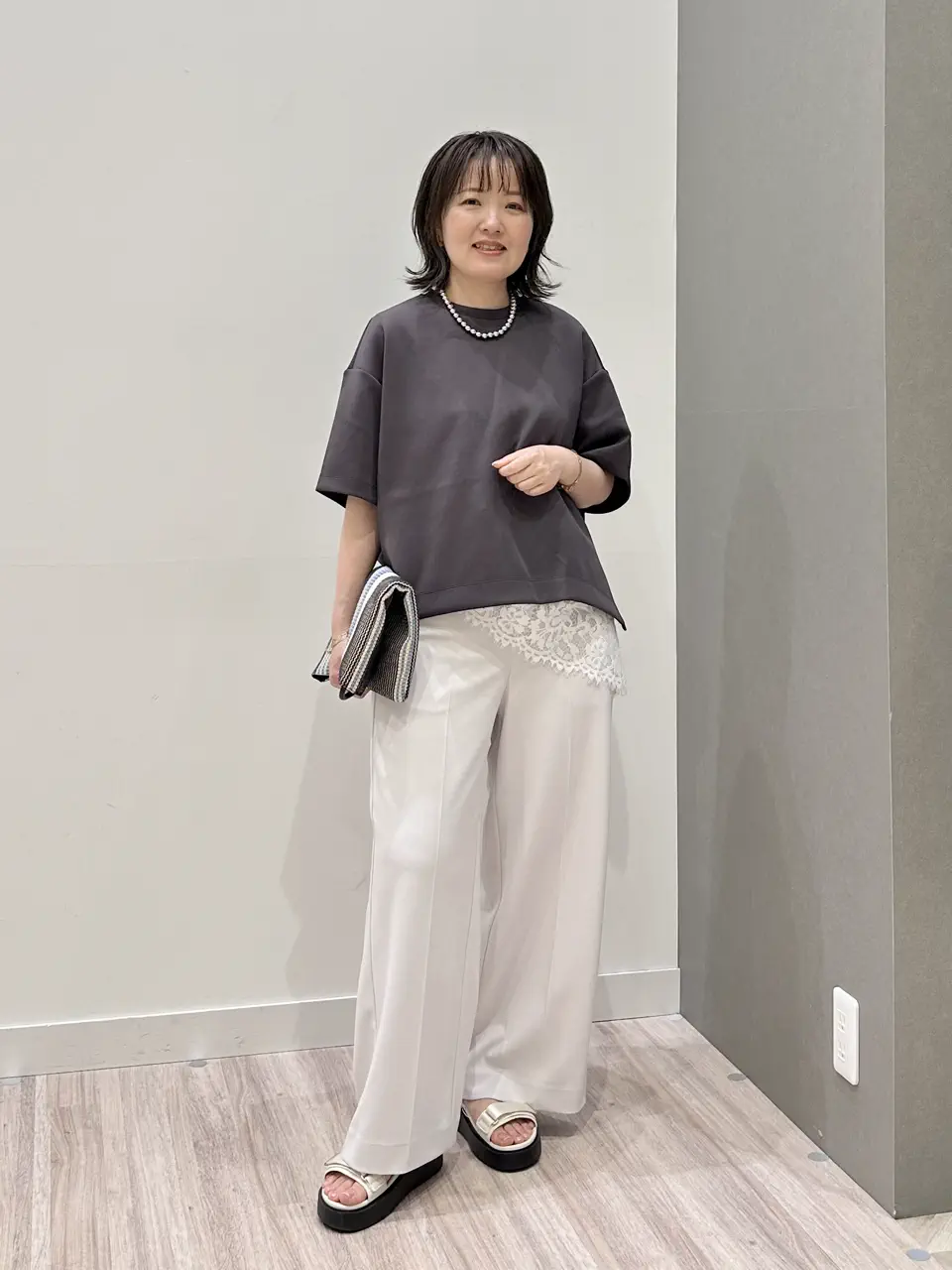 ONWARD CROSSET SELECT フジコ コーディネート画像