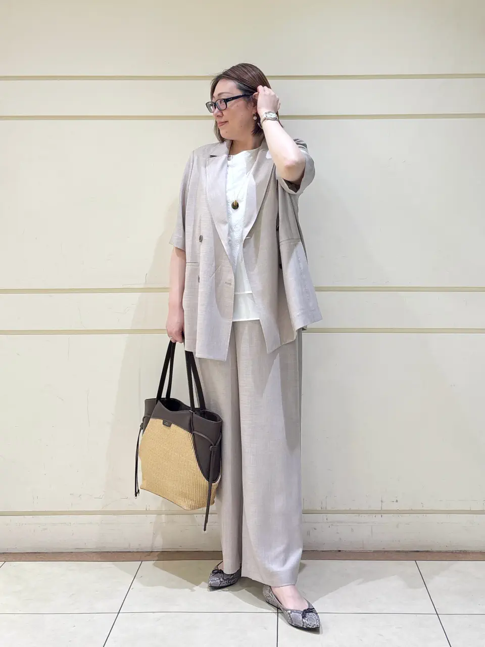 ONWARD CROSSET SELECT 山崎 コーディネート画像
