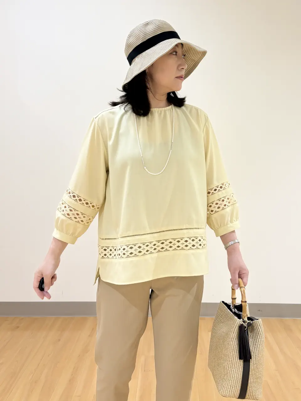 ONWARD CROSSET SELECT TAKI コーディネート画像