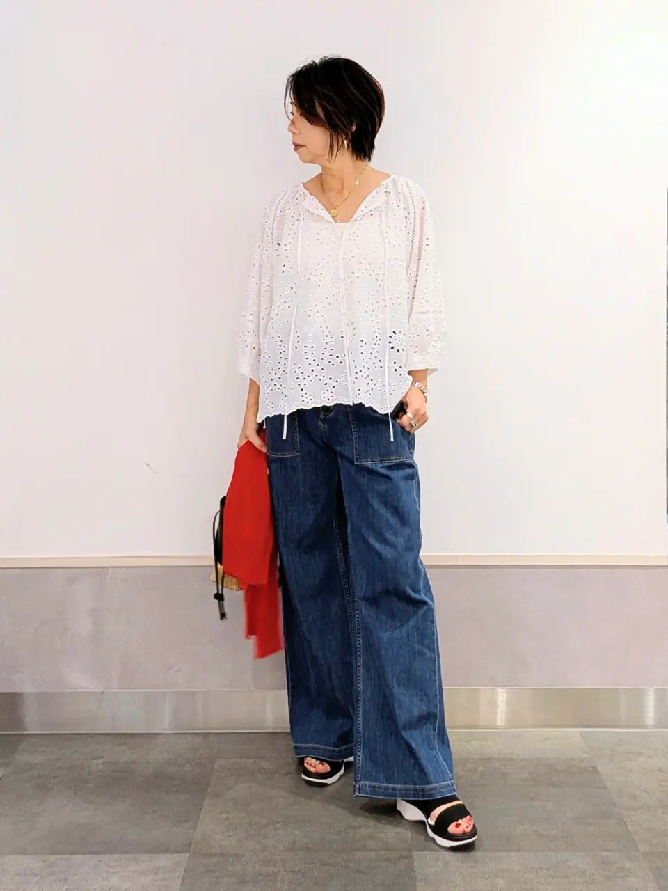 ONWARD CROSSET SELECT niwa コーディネート画像