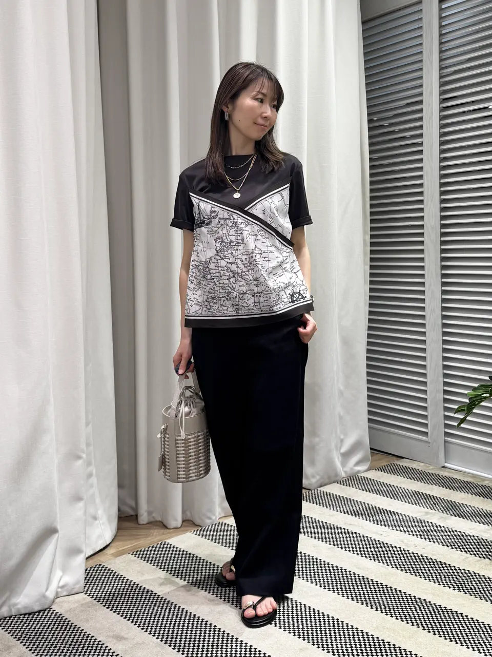 ONWARD CROSSET SELECT KURIYAMA コーディネート画像
