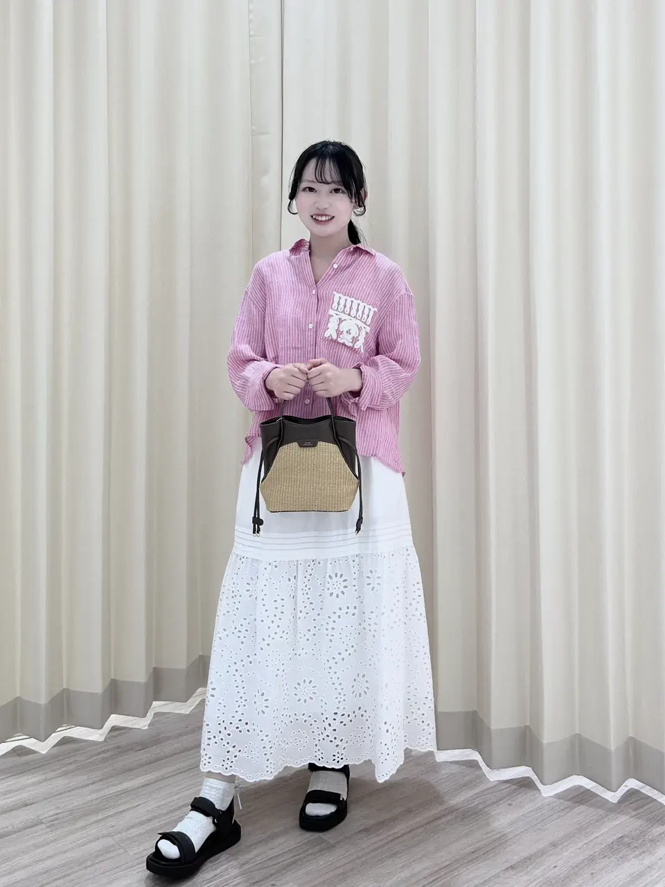 ONWARD CROSSET SELECT HANA コーディネート画像