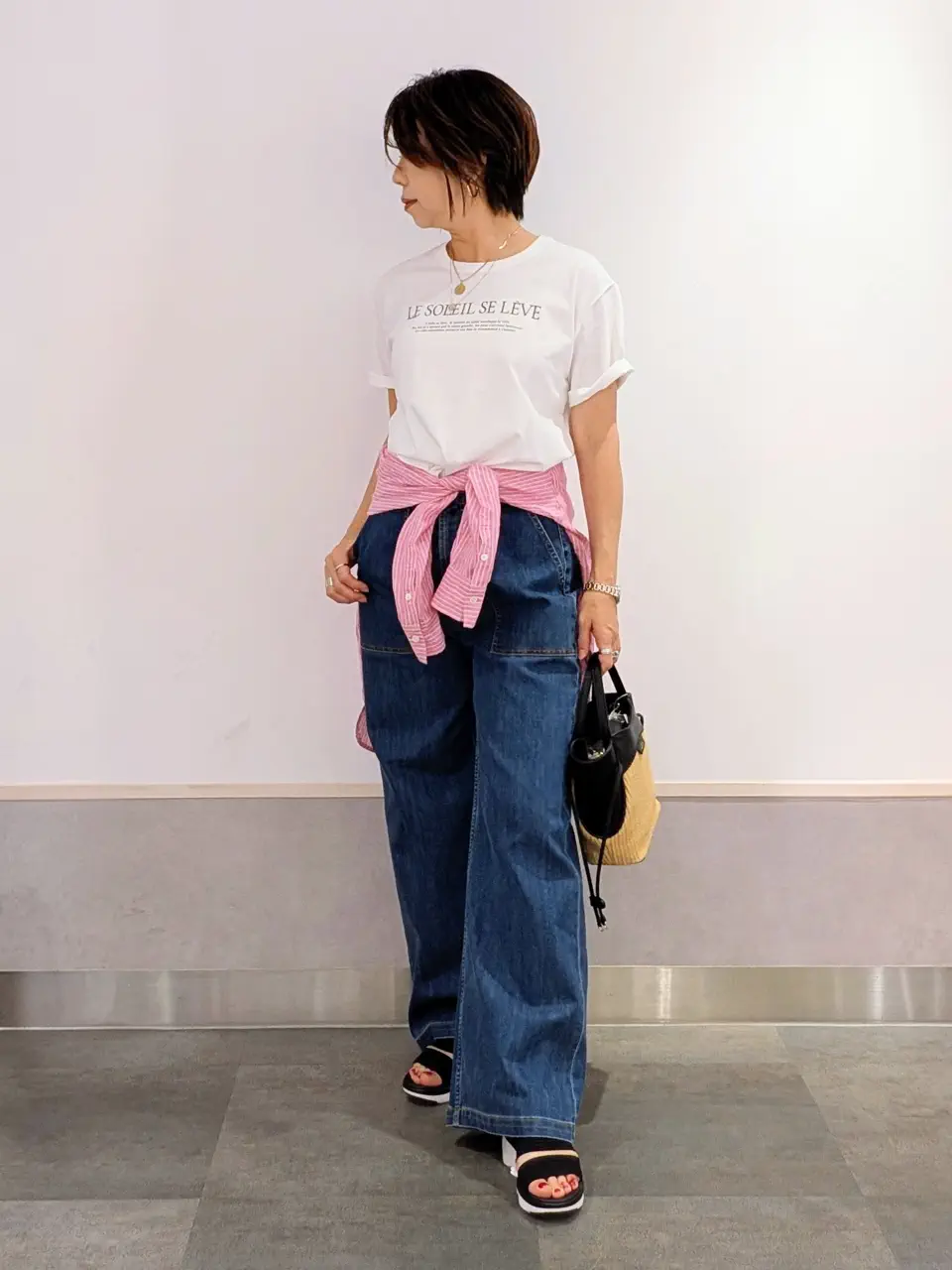 ONWARD CROSSET SELECT niwa コーディネート画像