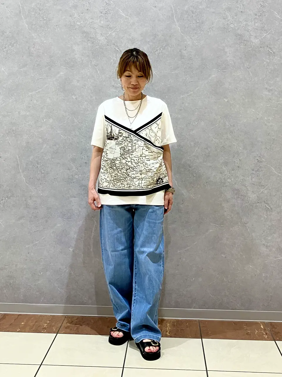 ONWARD CROSSET SELECT 佐々木 コーディネート画像